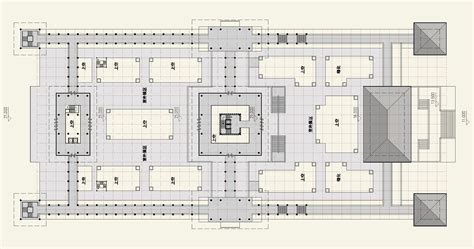 三层博物馆设计方案CAD图-约4300平[原创]
