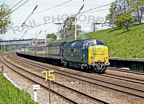Rail Photoprints | Class 55 | 55012_Potters_Bar_250578 GE