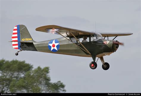 Aircraft Photo of G-BRXL / 42-78044 | Aeronca 11AC Chief | USA - Air Force | AirHistory.net #348474