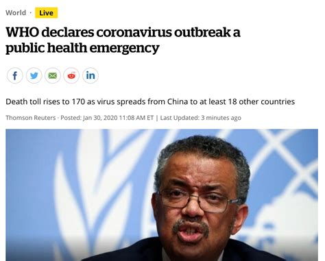 突发！就在刚刚，世卫组织宣布冠状病毒疫情为全球公共卫生紧急事件！-本地快讯-文章资讯栏目首页-本地资讯-新闻突发-卡尔加里生活