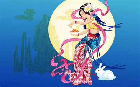 中国神话故事之《嫦娥奔月》《沉香救母》|插画|绘本|emmiliu - 原创作品 - 站酷 (ZCOOL)