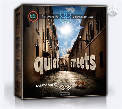 音效|60个宁静的城市街道环境音效素材 Articulated Sounds – Quiet Streets - CG资源网