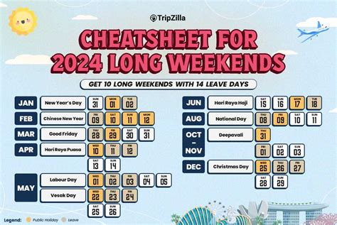 How To Make The Most Of Your Long Weekends In 2024 Calendar - Rae Leigha