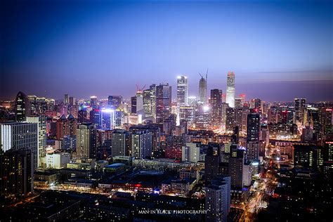 精美城市，大北京，璀璨CBD|摄影|风光摄影|黑衣人1 - 原创作品 ...