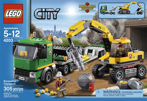 LEGO 4203 - LEGO CITY - Excavator Transport - Μεταφορέας Εκσκαφέα ...