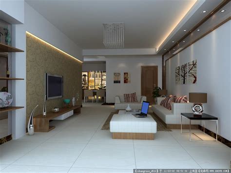 简约中式CAD家庭室内装修设计施工图纸图片下载_红动中国