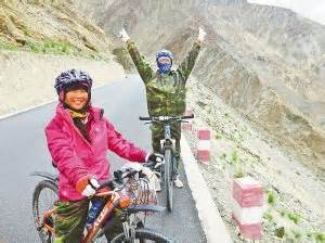 12岁重庆女生和家人 25天2000公里骑行到西藏_大渝网_腾讯网