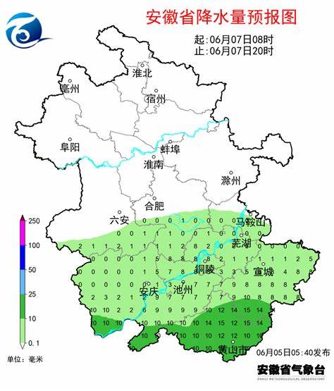 安徽2020年天气预报6月19日