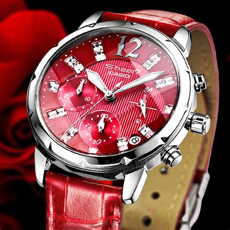 红盘手表卡西欧-卡西欧G-shock表盘上显示的wed是什么意思，还有左子盘和右子盘的上的字母都是什么意思。-时尚腕表