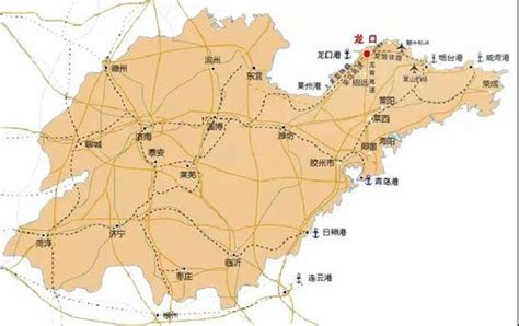 龙口市地图图片