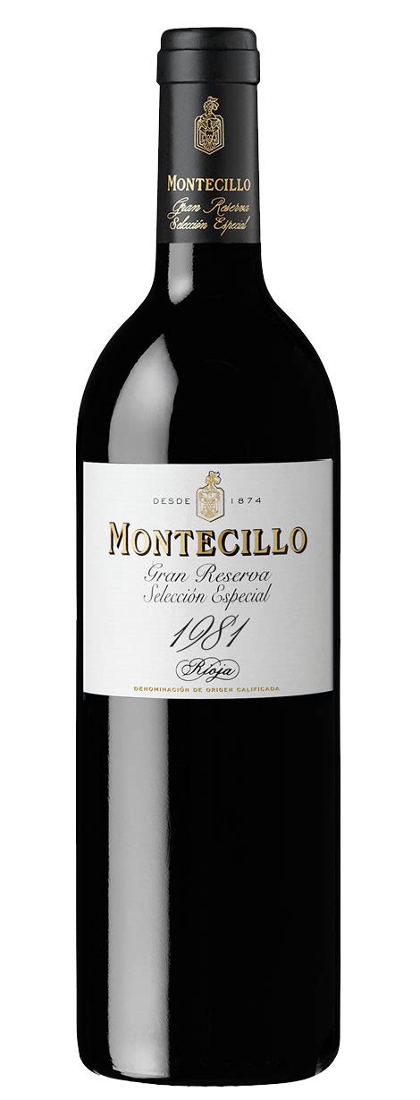 梦特斯洛格兰珍藏干红葡萄酒1981年份 Montecillo Gran Reserva Selección Especial 1981 ...