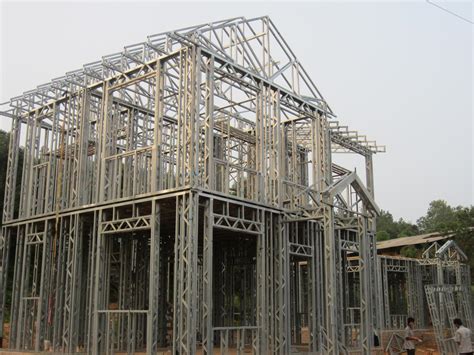 四川钢结构框架楼 成都钢结构房屋住宅别墅搭建安装-阿里巴巴