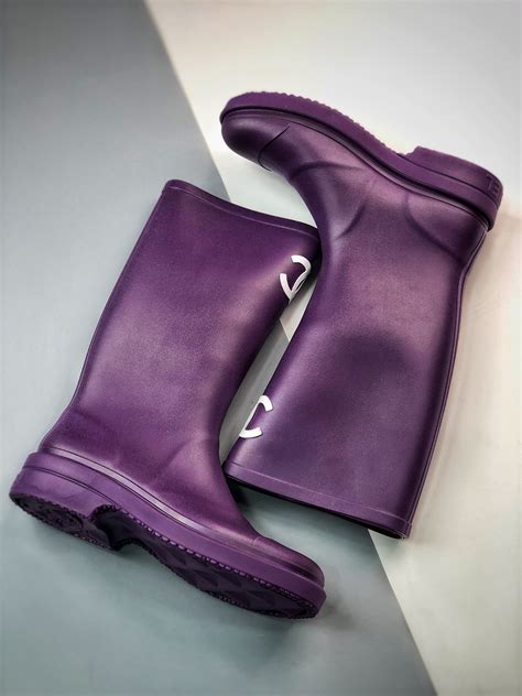 P320 Chanel Rubber Wellies Rain Boots系列 香奈儿高筒雨靴女鞋-GDF档口-潮流干货