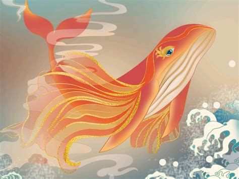 北冥有鱼——国风插画