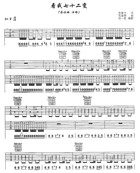 简化版《看我七十二变》钢琴谱 - 初学者最易上手 - 蔡依林带指法钢琴谱子 - 钢琴简谱
