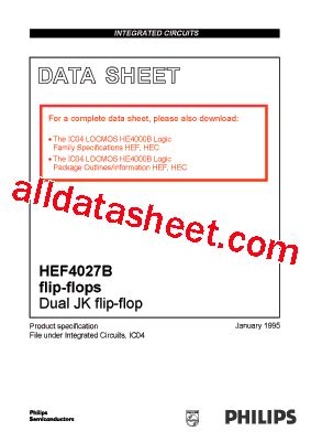 4027 Datasheet(PDF) - NXP Semiconductors