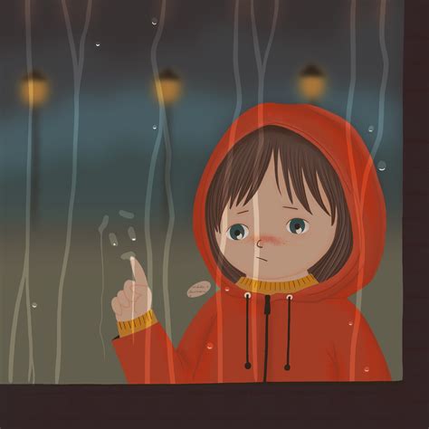 雨衣男孩雨素材图片免费下载-千库网