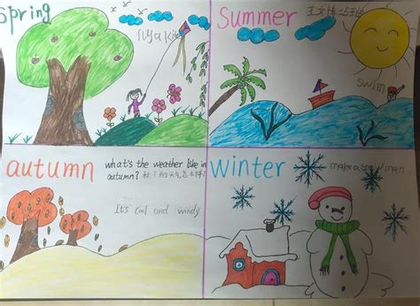 五年级英语夏天和冬天的手抄报(关于冬天的英语手抄报 五年级) - 抖兔教育