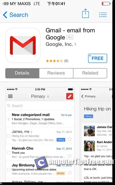 Gmail for iOS Gets Support for the New Inbox with Categories