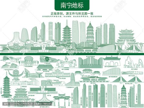 魅力南宁欢迎您旅游易拉宝模板设计图片下载_红动中国