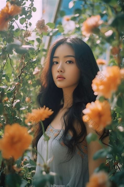 甜美女生头像亚洲人物