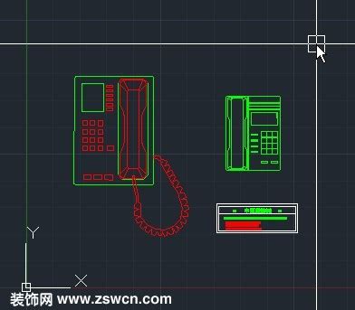 家用电话机cad 座机电话cad图块 电话机在cad图纸上是怎么画 - 电器CAD平面素材下载 - 中国装饰网 装修网 家居装饰装修
