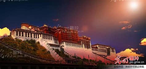 美丽的西藏布达拉宫_吴克涛_ 光明图片