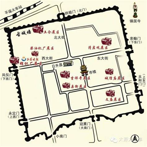 自绘平遥古城地图|平面|品牌|张旭俊 - 原创作品 - 站酷 (ZCOOL)