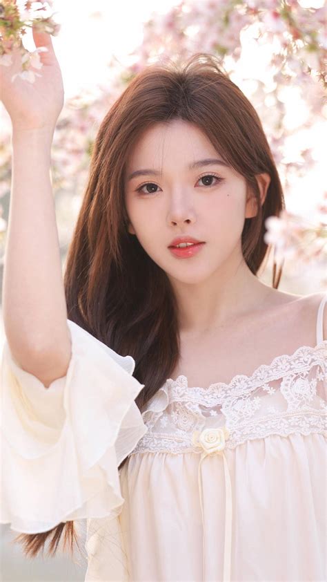 樱花少女图片