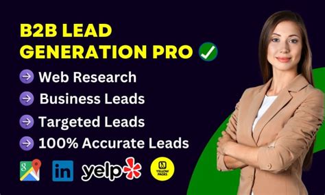 Do targeted b2b lead generation, web research, and email list building ...