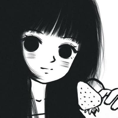 ins女生头像温柔黑白