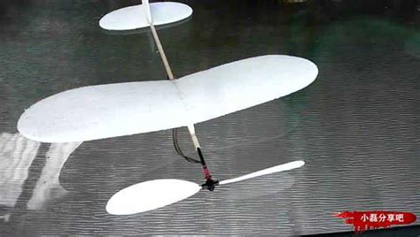 橡皮筋动力模型手工拼装滑行飞机双翼diy动手组装航模皮筋滑翔_虎窝淘