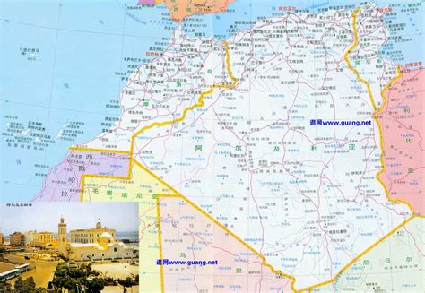 最新版阿尔及利亚地图 - 世界地图全图 - 地理教师网