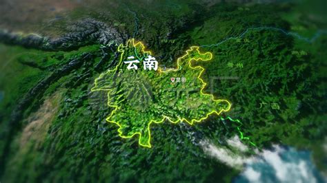 云南省3D地理模型和高度图下载 - 互动学习网 在线互动学习教育内容制作专家