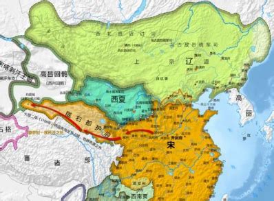 宋金地图图片