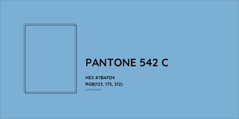 Pantone 542 C Color | Hex color Code #7bafd4 information | Hsl | Rgb ...