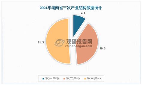 2021年湖南省生产总值及各产业增加值相关数据统计_观研报告网