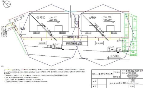 综合市场总平面布置图