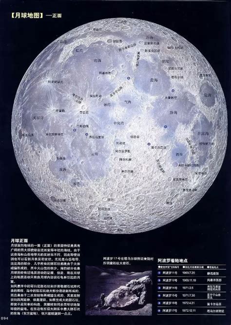 月球正面图 - 天文气象图片 - 地理教师网