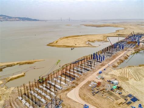 江西瑞昌：港口工程建设忙-人民图片网
