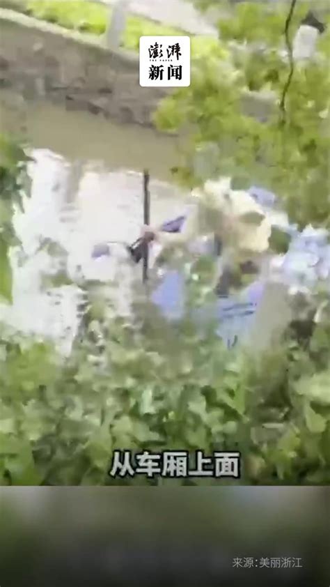 货车掉入河中，退伍军人果断砸窗救人_凤凰网视频_凤凰网