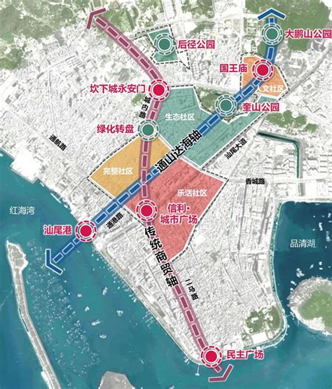 汕尾市区汕马路（含通航路）升级改造工程 - 案例分类 - 中国华西工程设计建设有限公司