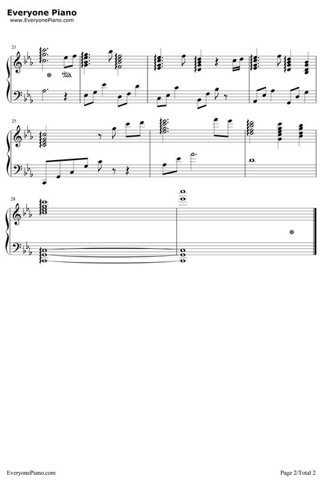 Memory钢琴谱-Arms-极黑的布伦希尔德OST2-简谱网