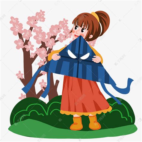 风筝女生头像手绘温柔