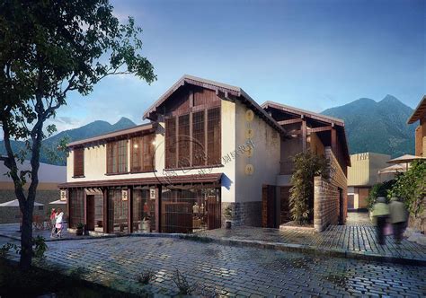 新中式房屋设计，农村自建房|空间|建筑设计|狮子座设计 - 原创作品 - 站酷 (ZCOOL)