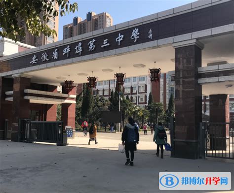 安徽蚌埠第三中学2024年招生计划