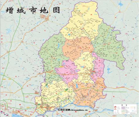 广州市增城市旅游交通简图图片欣赏223_博雅地名网
