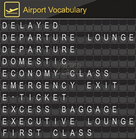 到了美国机场使用的英语情景用词和对话