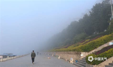 平乐晨雾缭绕宛如仙境-广西高清图片-中国天气网
