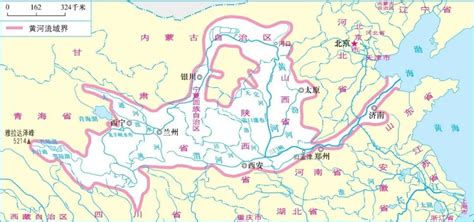 黄河流域图图片